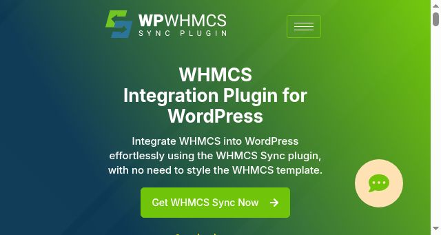 Screenshot of wpwhmcssync.com