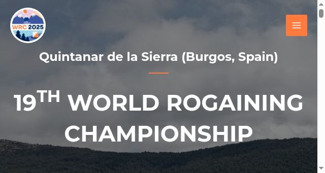 Screenshot of wrc2025.org