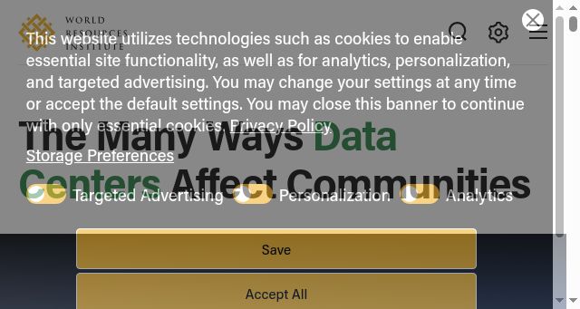 Screenshot of wri.org