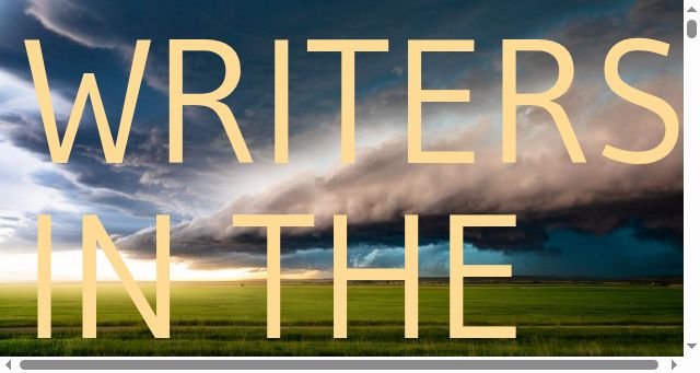 Screenshot of writersinthestormblog.com
