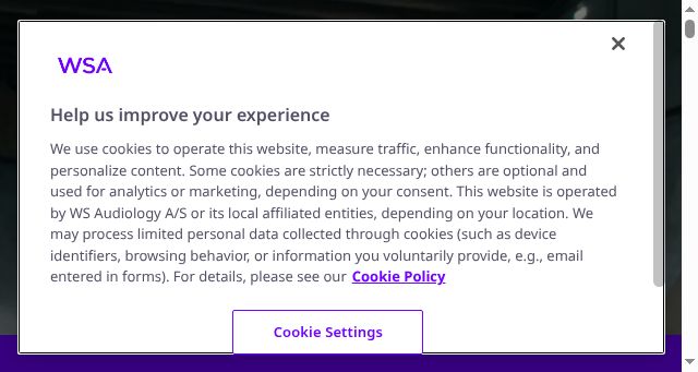 Screenshot of wsa.com