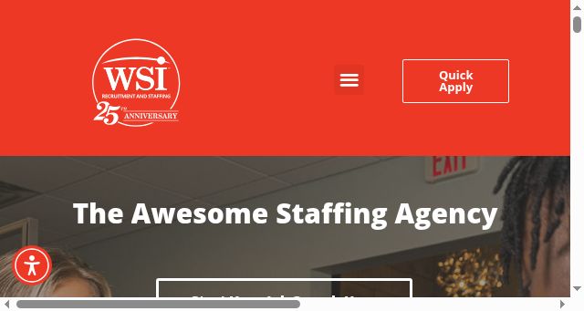 Screenshot of wsitalent.com