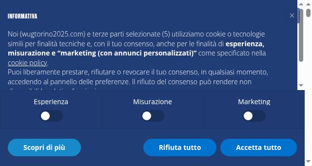 Screenshot of wugtorino2025.com