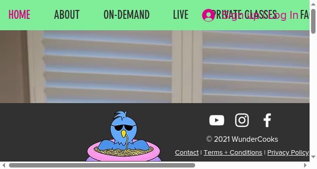 Screenshot of wundercooks.com