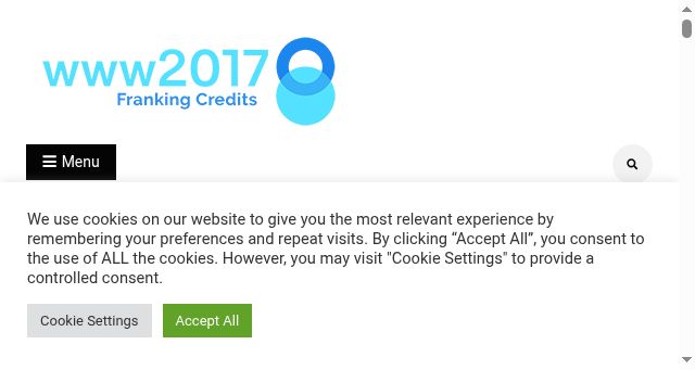 Screenshot of www2017.com.au