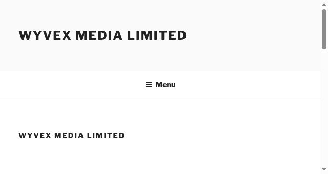 Screenshot of wyvexmedia.co.uk