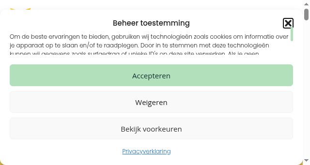 Screenshot of xantion.nl