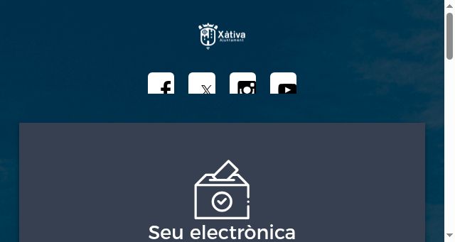 Screenshot of xativa.es