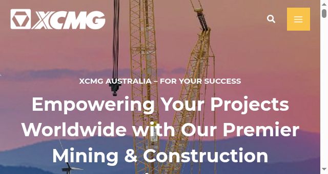 Screenshot of xcmg.net.au
