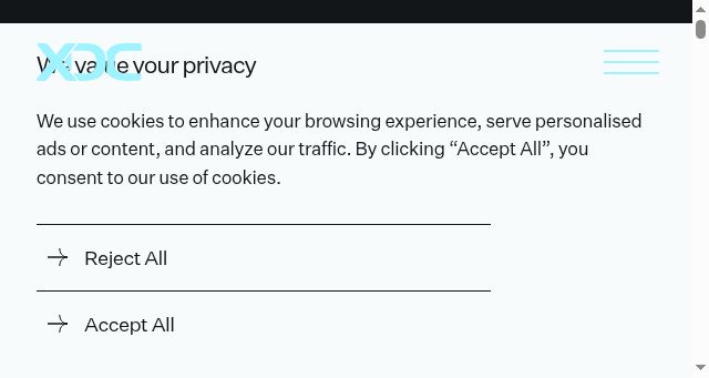 Screenshot of xdc.org