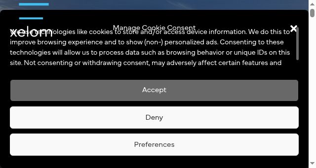 Screenshot of xelom.com