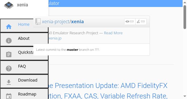 Screenshot of xenia.jp