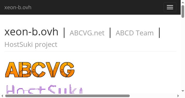 Screenshot of xeon-b.ovh