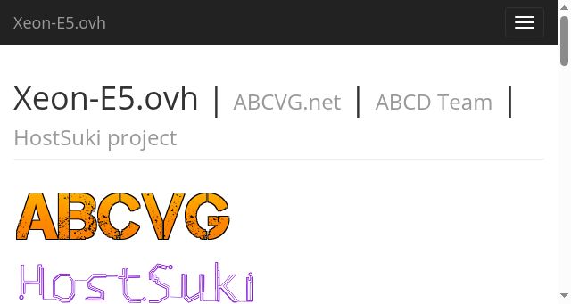 Screenshot of xeon-e5.ovh