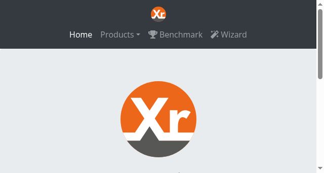 Screenshot of xmrig.com