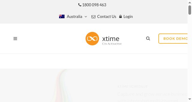 Screenshot of xtime.net.au