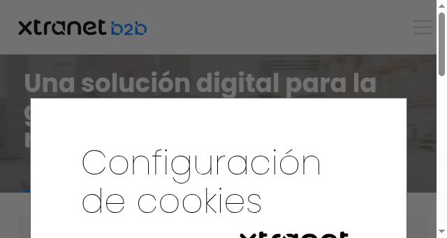 Screenshot of xtranet.es