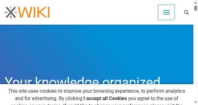 Screenshot of xwiki.com