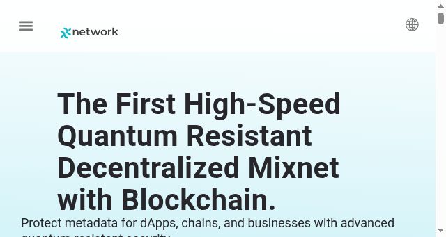 Screenshot of xx.network