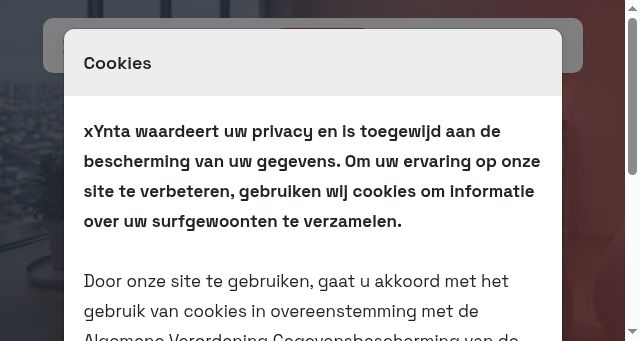 Screenshot of xynta.com
