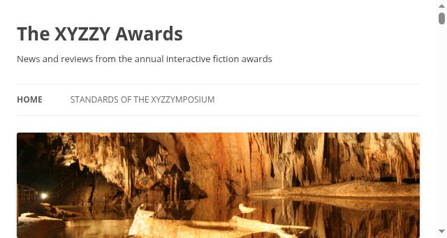 Screenshot of xyzzyawards.org