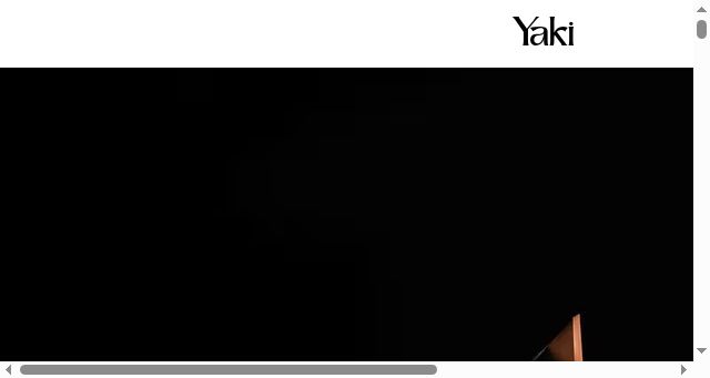 Screenshot of yaki.design