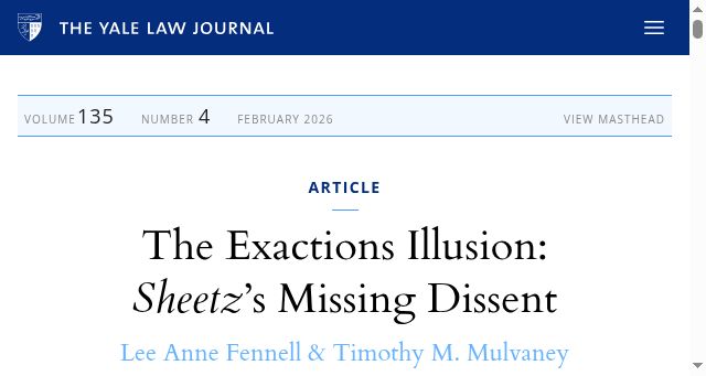 Screenshot of yalelawjournal.org