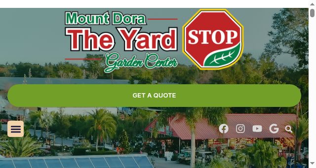 Screenshot of yardstopgardencenter.com
