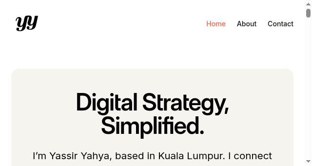 Screenshot of yassiryahya.com