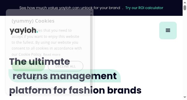 Screenshot of yayloh.com