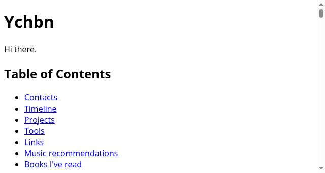 Screenshot of ychbn.com