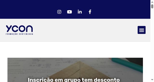 Screenshot of ycon.com.br