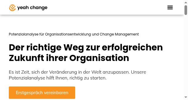 Screenshot of yeahchange.com