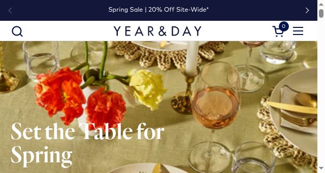 Screenshot of yearandday.com