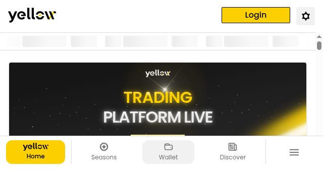 Screenshot of yellow.com