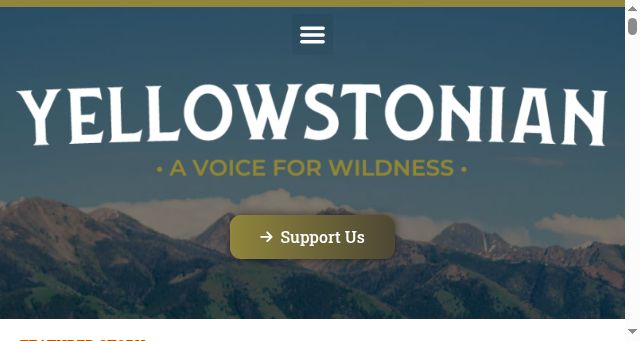 Screenshot of yellowstonian.org