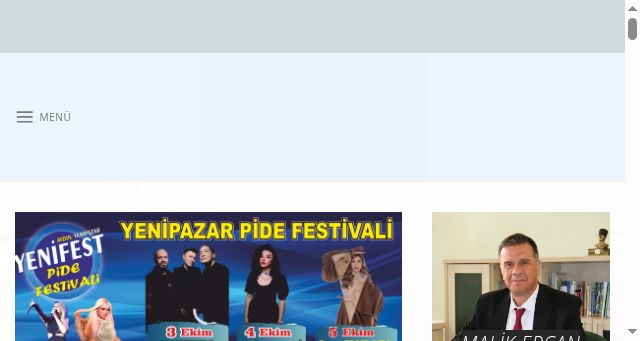 Screenshot of yenipazar.bel.tr