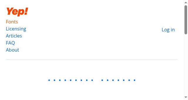 Screenshot of yeptype.com