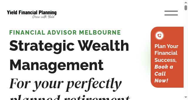 Screenshot of yieldfinancialplanning.com.au