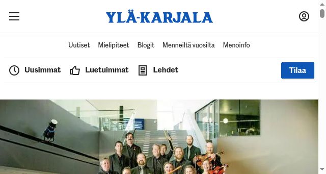 Screenshot of ylakarjala.fi