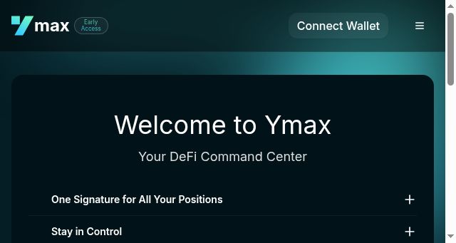 Screenshot of ymax.app