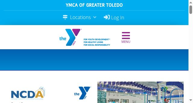 Screenshot of ymcatoledo.org