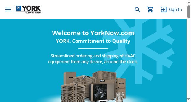 Screenshot of yorknow.com