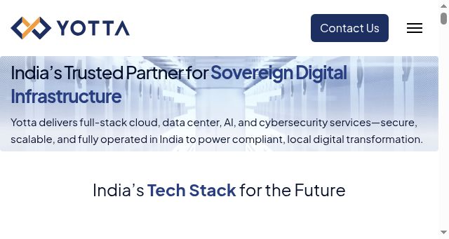 Screenshot of yotta.com