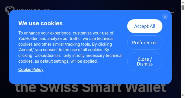 Screenshot of youhodler.com
