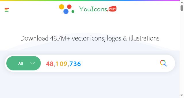 Screenshot of youicons.com