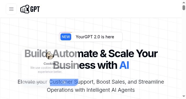 Screenshot of yourgpt.ai