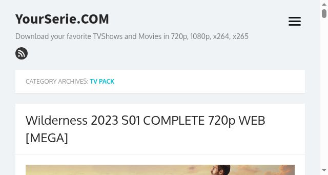 Screenshot of yourserie.com