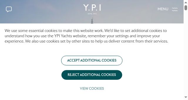 Screenshot of ypiyachts.com