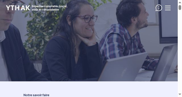 Screenshot of ythak.fr